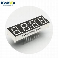 0.39 inch 4 digit 7 segment led display for temperature and time controller