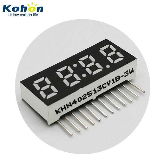 0.25 inch 3 1/2 digit red small 7 segment led display 2