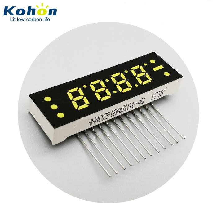 0.25 inch 3 1/2 digit red small 7 segment led display 3