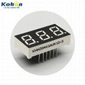 0.4 inch anode 3 digit red 7 segment led number display