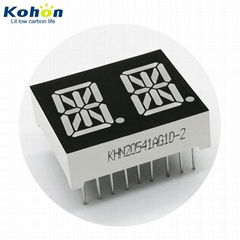 0.54 inch / 14mm red 2 digit 14 segment alphanumeric led digital display