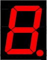 1.5 inch ultra red 7 segment led display for digital clock 2