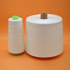 40S/2 Hubei Yarn Raw white on paper cone TFO virgin bright 100% spun polyester