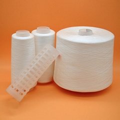 Ne 60/3 Ring Spun virgin bright 100% spun polyester yarn