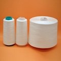 Ne 60/3 Ring Spun virgin bright 100% spun polyester yarn 2