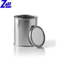 round custom paint oil metal tin can with lid packaging 3