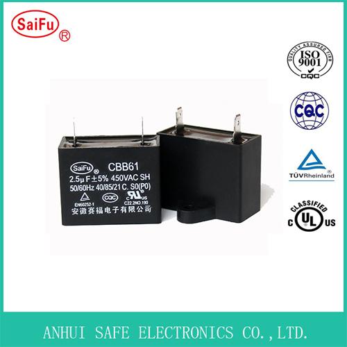 CBB61 Fan Capacitor with Insert for Motor Start 3