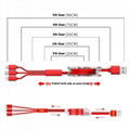 3 in 1 Retractable USB Mobile Phone Charge Cable 4