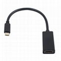 USB-C Type-C to HDMI HDTV Adapter Cable For Samsung S9 S8 Note 8 Macbook 1