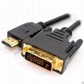 DVI to HDMI Digital Cable Lead PC LCD HD TV 2