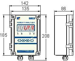 HT-LH352法蘭安裝濕度儀 4