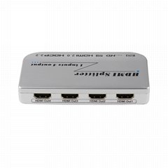 HDMI Splitter 1x4 1 input 4 output Full HD 1080P 3D Support IR Control