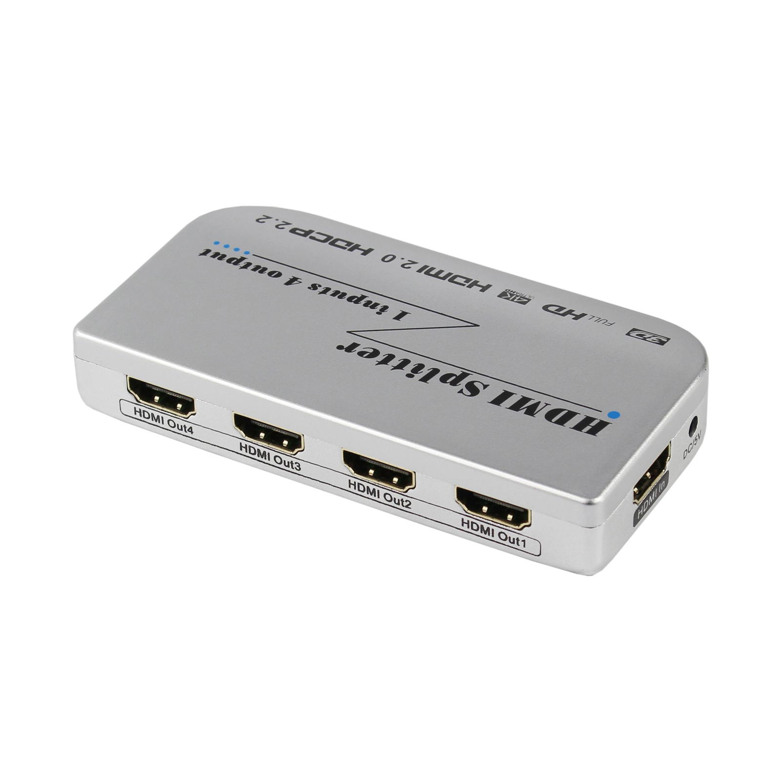 HDMI Splitter 1x4 1 input 4 output Full HD 1080P 3D Support IR Control 2