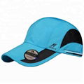 Custom Logo Printed Mesh Running Hats Dry Fit Sport Run Cap 2