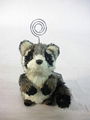 Sisal raccoon namecard holder memo clip