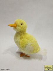 Artificial fur duck Easter docoration
