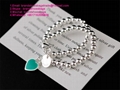 Tiffany bracelet necklace ring earrings love bracelet Tiffany Wristband Bangles