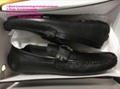               Men Black Leather Andy Derby Dress Shoes     eather Logo Loafer 17