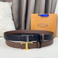 2025 Tod's Belt logo T belt buckle
