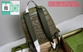Ophidia medium backpack in white GG supreme GG canvas medium backpack in beige a