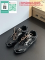 Miumiu white burgundy gymnasium technical fabric and suede sneakers miumiu sneak