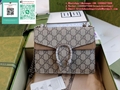 Gucci Dionysus bag in GG supreme Dionysus shoulder bag in black leather GG Supre