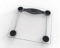 Tempered Glass LCD Display Digital Bathroom Scale 1