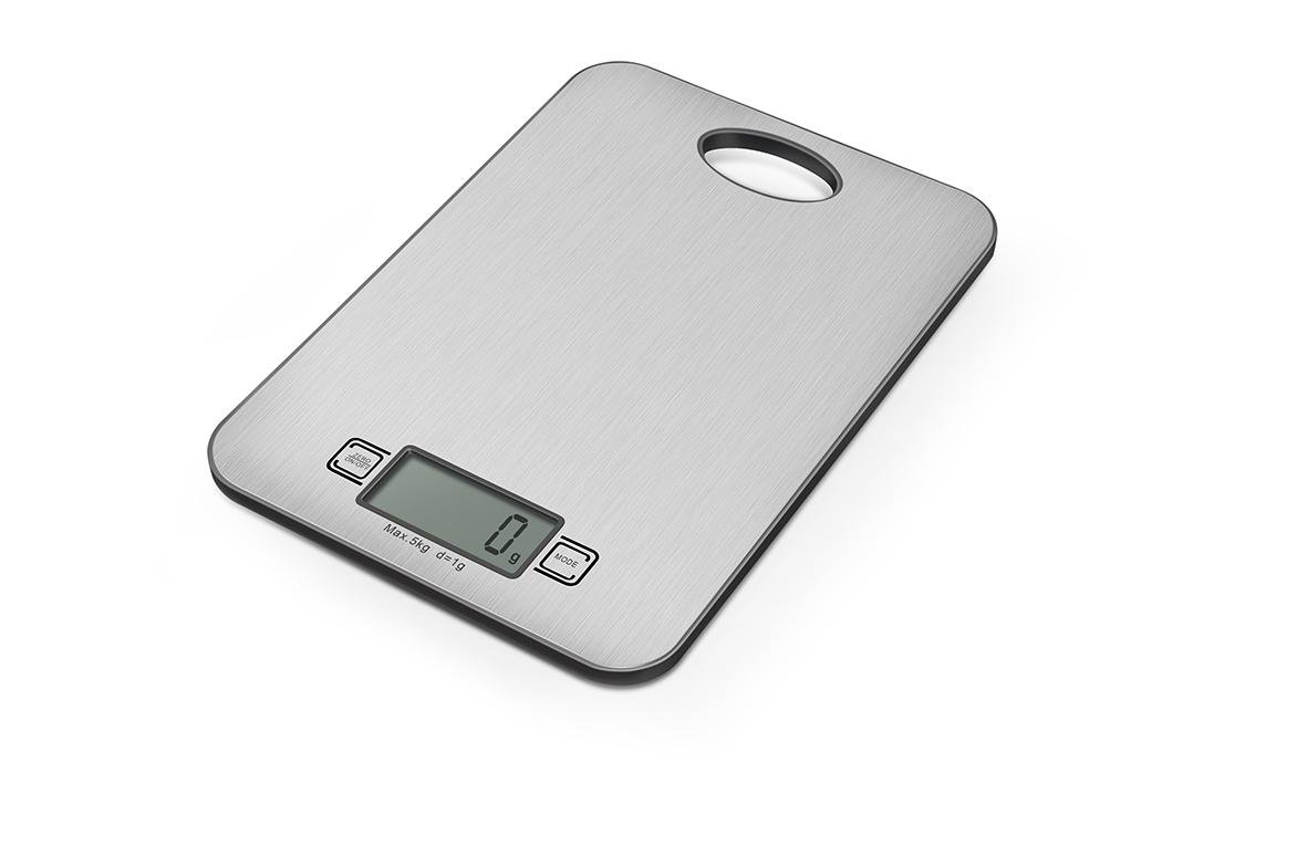 Hot-sale Stainless Steel Platform Blue Backlight LCD Kitchen Scale