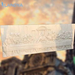 last supper bas relief carving hanging decor for sale