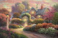 Modern Thomas Kinkade Landscape oil painting TK004 1