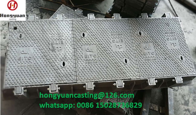 JRC14 manhole cover D400 EN124 ductile iron