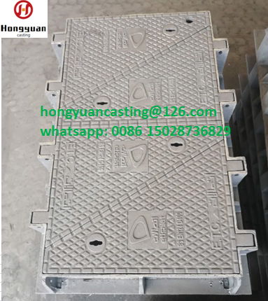 Jrc12 manhole cover cw3 EN124 D400 ductile iron Du 