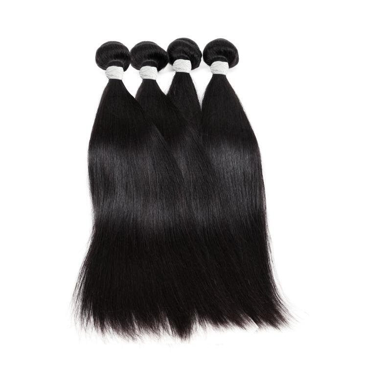 100% human hair 24 inch virgin brazilian straight human hair bundles hair weave 