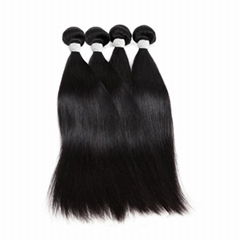 100% human hair 24 inch virgin brazilian straight human hair bundles hair weave