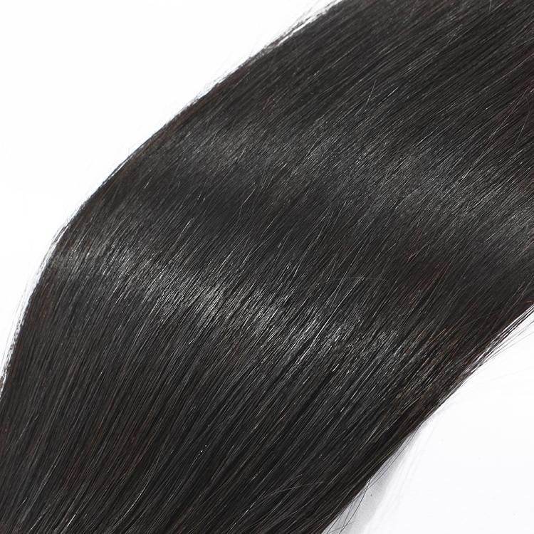 100% human hair 24 inch virgin brazilian straight human hair bundles hair weave  2