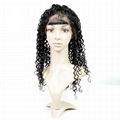 Stella hair factory wholesale 100% virgin human hair full lace wig,kinky curly