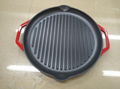 cast iron frying pan/grill pan