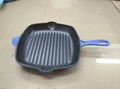 cast iron frying pan/grill pan 2