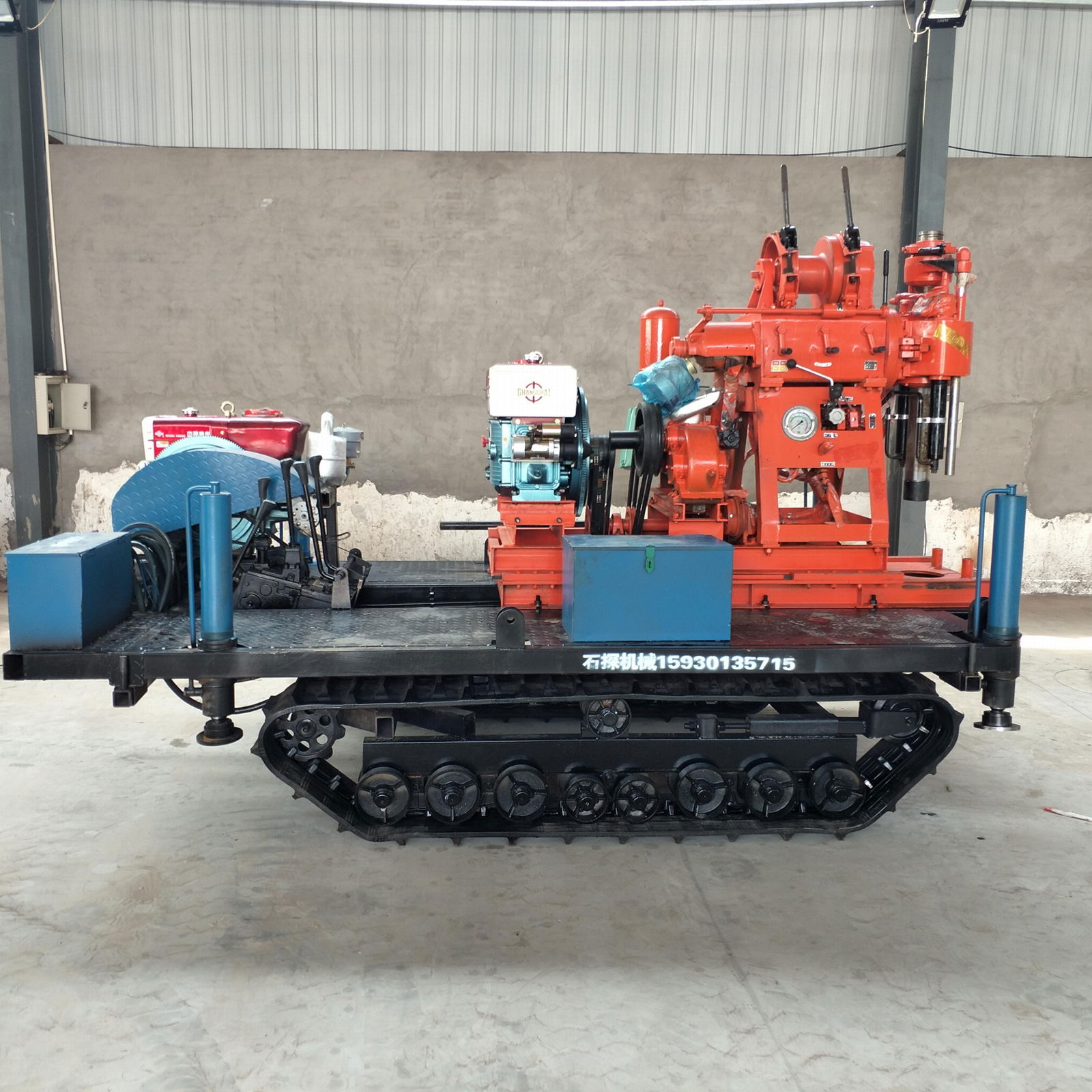 Professional Geological Drilling Rig Machine Color Customized For Water Well 2