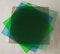 Laminated glass for curtain walls,