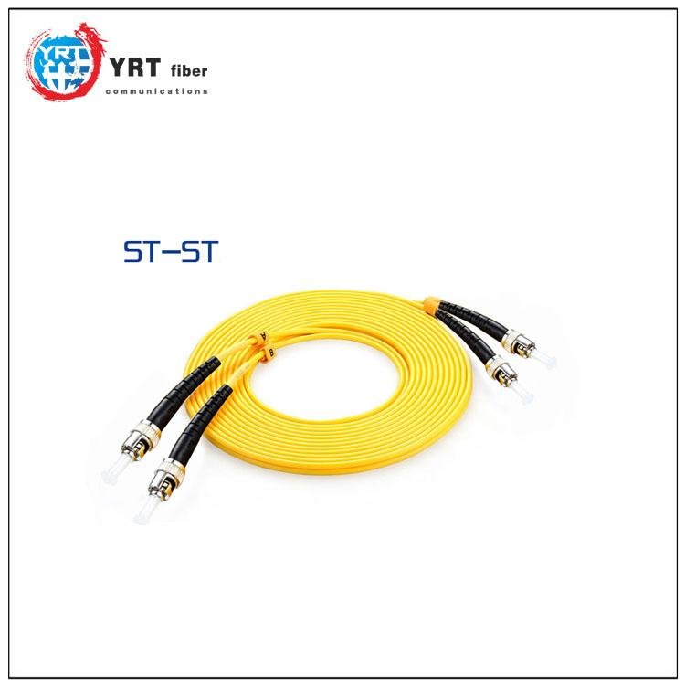 ST-ST Single mode Duplex fiber patch cord