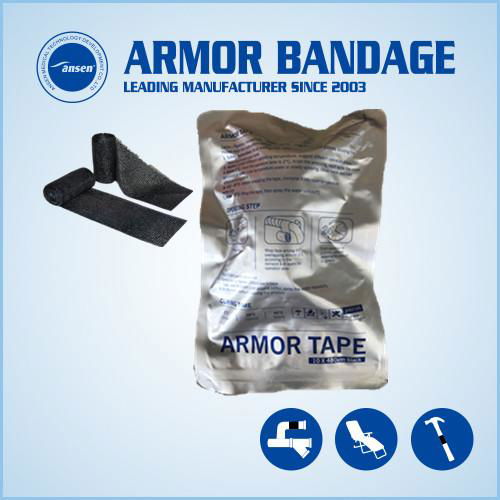 4”x4.57 m Armorcast Long life Armor bandage Cast Tape for cable jacket repair 4