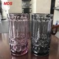 Wholesale coloured custom vintage tiki water drinking glass mug 4