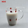 High borosilicate glassware strawberry