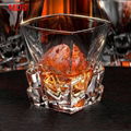 Classical square iceberg beautiful whisky glass set cup for bar and hotel 4