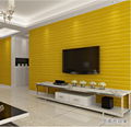 3d砖墙贴纸背胶自粘PE泡棉壁纸砖纹软装背景墙壁装饰金黄色 2