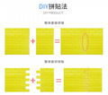 3d砖墙贴纸背胶自粘PE泡棉壁纸砖纹软装背景墙壁装饰金黄色 3