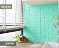 3D Wallpaper Sticker Self-adhesive Faux Brick Textured Effect Background 1