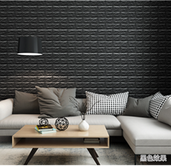 3D Wallpaper Sticker Self-adhesive Faux Brick Textured Effect Background