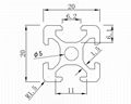 Customized BT2020 Aluminium Profile Made in China  2